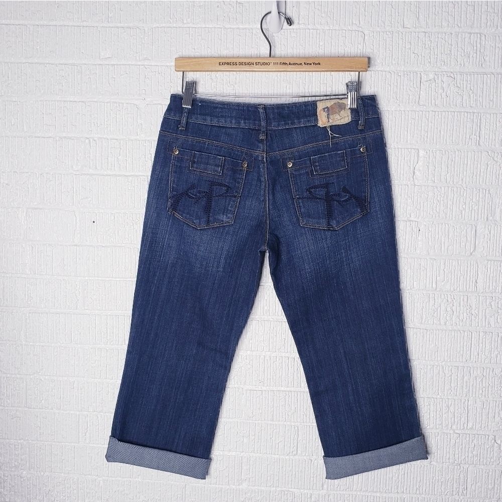 Chip and Pepper crop jeans cut off raw hem size 7 - Picture 3 of 11